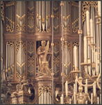 6584 DIA022053 Deel van het Schnitgerorgel in de Grote of Sint Michaëlskerk te Zwolle. het orgel is na de dood van Arp ...